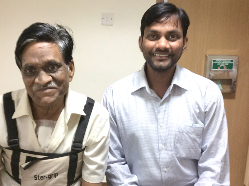 Father Mr. R. K. Jain & Son Mr. Jain from Mumbai Undergone for Heart Operations.